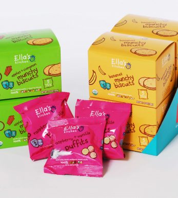 Ellas Kitchen snack packaging