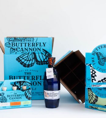 Butterfly branded packaging