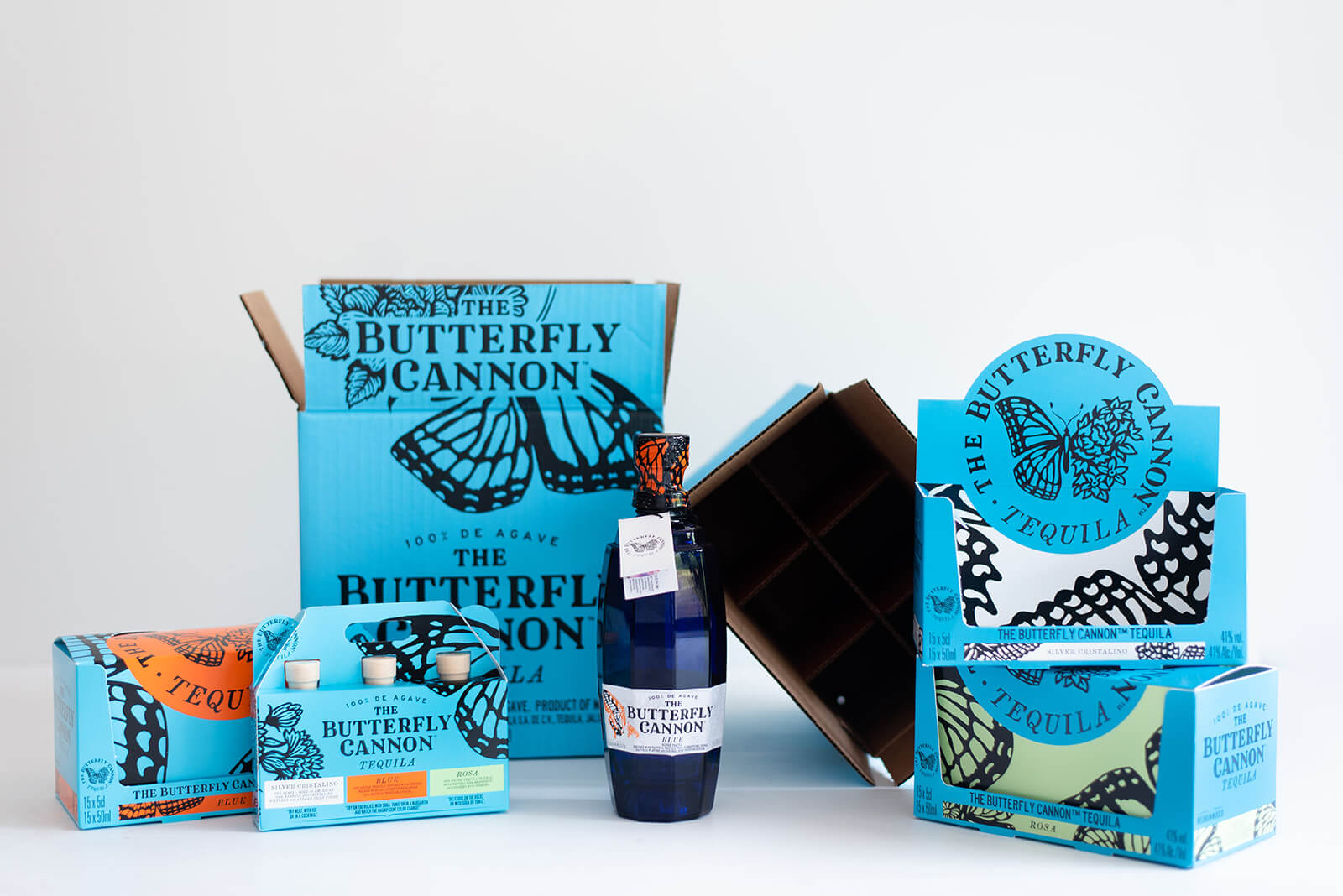 Butterfly branded packaging