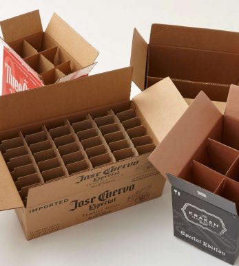 corrugated partitions